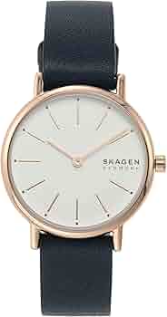 Amazon.com: Skagen Women's Signatur Lille Two-Hand Rose Gold